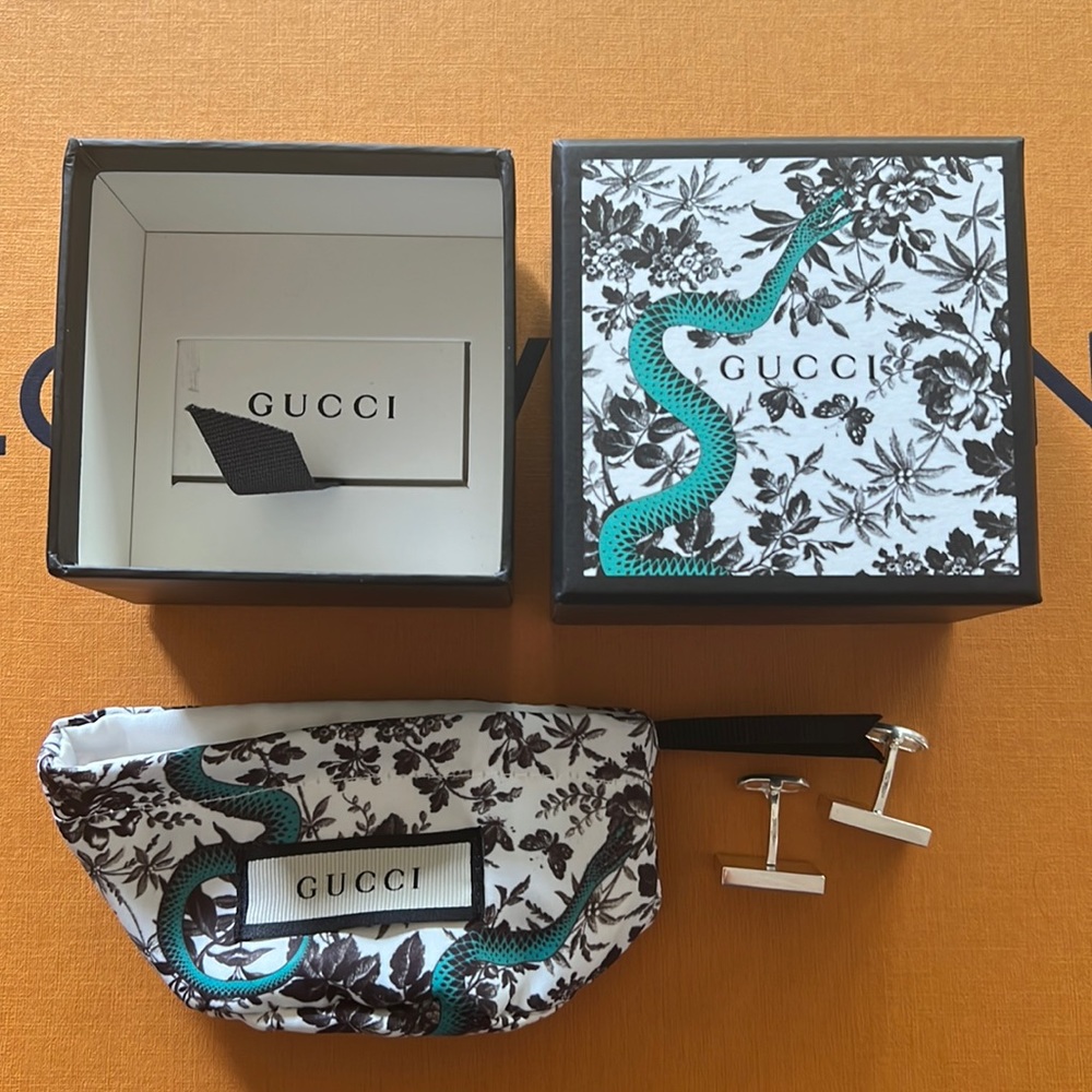 Gucci mens cuff links